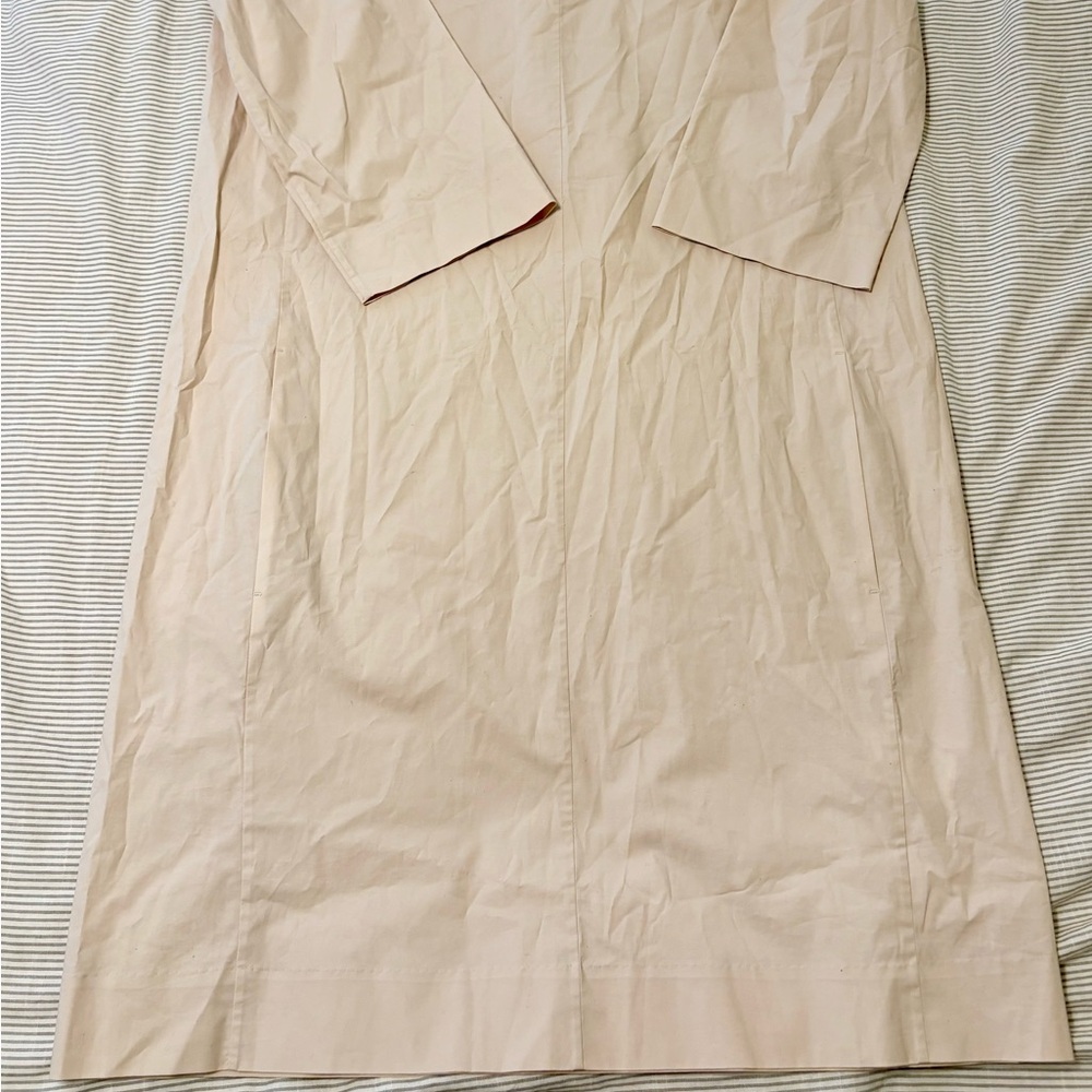 COS Cream Ruffle V-Neck Dress - Picture 7 of 7